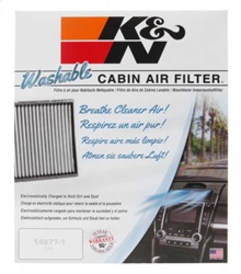 Toyota Prius Cabin Air Filter - K&N Engineering - Washable - `16-`17